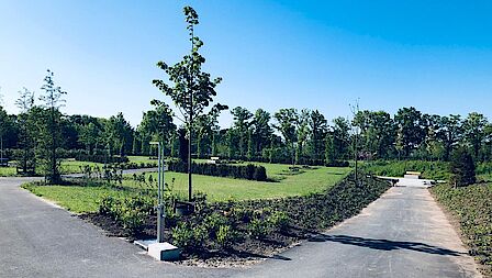 Parkachtige inrichting begraafplaats De Plantage