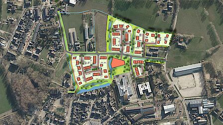 Luchtfoto van de wijk Oostbroek